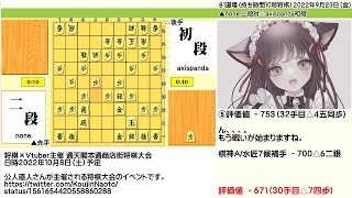 アクシス将棋実況３９９局目　後手番菜々河流三間ミレニアム