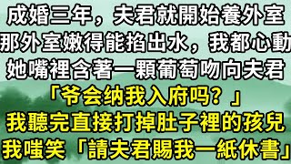 成婚不過三年，沈照宣卻養了外室，那外室我見過，嫩得能掐出水，看得我都心動。她嘴裏含著一顆葡萄朝著沈照宣遞去「若是她這一胎保不住，爺會納我入府嗎？」我嗤笑「笑啊，皆大歡喜啊，妳不是最會笑了嗎？還差顆葡萄