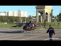 eurocopter as 350b2 ecureuil ra 04099 engine start start up takeoff. helirussia 2017