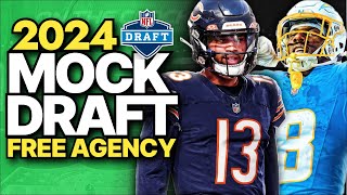 2024 NFL Mock Draft | Four Trades Shake Things Up