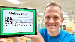 Melody Cards- TPT Lesson Teaching Kids to Read Music using Solfege Hand and Body