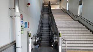 【三菱製】JR名取駅 改札外 東口側エスカレーター