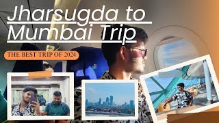 JHARSUGDA TO MUMBAI🌎 || THE BEST TRIP OF 2024 || My First Flight ||PART-1🏖🌍