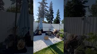 Backyard transformation | backyard decor ideas #shortsfeed #spring2025 #summer2025