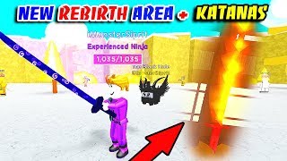 Roblox Ninja Masters Best Katana Videos 9tube Tv - unlocked new rebirth area update new rebirth katana swords in ninja masters