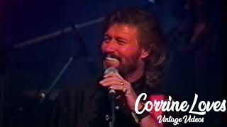 BEE GEES RARE Funny moment from One For All Tour 1989