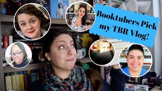 Booktubers Choose My TBR Reading Vlog! | Reading Book Outlet Recommendations from 5 Booktubers
