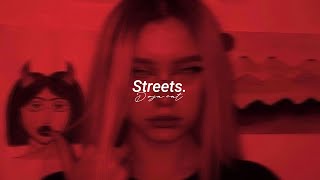 Doja Cat - Streets (Lyrics Video Slowed + Reverb) "I can't sleep no more in my head"