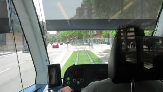 Riding the Zaragoza Tram - Spain