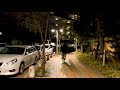 4k walking in makuhari bay town at night 幕張ベイタウン