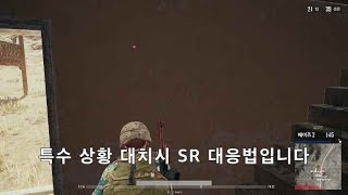 [배틀그라운드] 유리한 상황에서 SR 대처법