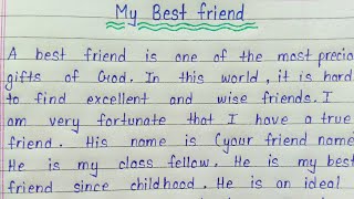 My best friend essay in english || Essay on my best friend