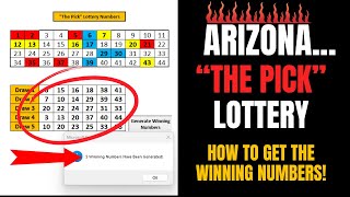 Arizona Lottery - The Pick Lottery POWERFUL!