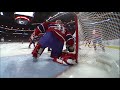 max domi kicks puck by carey price for own goal against tampa bay lightning