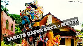 WOW BANGET WAYANG GOLEK GATOT KACA RAKSASA 2METER PROSES AKHIR