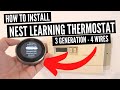How To Install Nest Learning Thermostat 3rd Generation