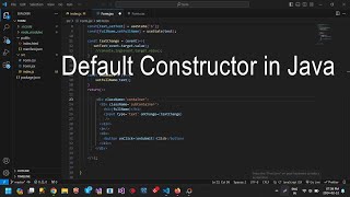 Default Constructor in Java Java Hindi Tutorial