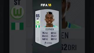 Osimhen throughout the years of FIFA!!