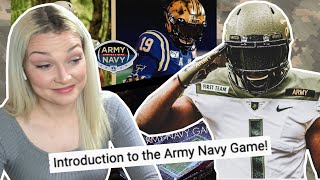 New Zealand Girl Reacts to THE US ARMY AND NAVY FOOTBALL GAME INTRODUCTION!!