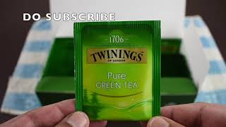 Unboxing Twinings Of London Pure Green Tea