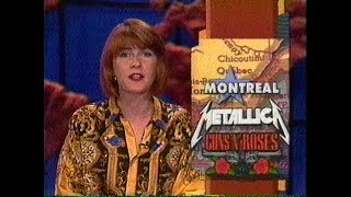 Metallica & Guns N' Roses - Montreal Riot TV News Report (1992)