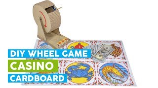 How to make Games at Home with Cardboard - DIY Wheel Game Casino