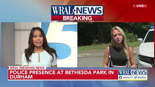 Police respond to crime scene at Durham park; Man shot at Bethesda Park in Durham