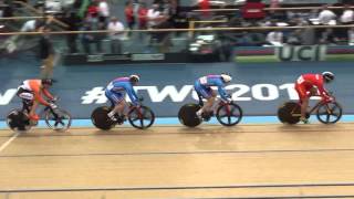 UCI World Championships London 2016: Men's Keirin Repechage 1