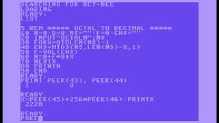 Append Two C64 Basic Programs Using Pokes
