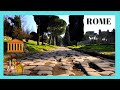 ROME: Historic Via Appia (Appian Way), highway for Roman armies