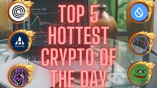 [Don't Miss Out!] Top 5 Best Crypto of the Day 🚀 | Sui! Ond!, XYO! AI Companions!