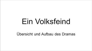 Henrik Ibsen: Ein Volksfeind - Übersicht und Aufbau des Dramas