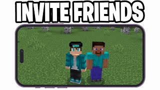 How To Invite Friends In Minecraft Mobile! - IOS & Android