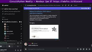 CircuitPython Weekly Meeting for May 19, 2025 @circuitpython #circuitpython #adafruit
