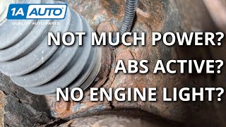 Unable to Accelerate In Your Car or Truck? ABS & Traction Lights On? Check One Part Before You Start