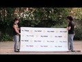 Step and Repeat Backdrop Banner Stand Set up  - NewYorkBannerPrinting.com