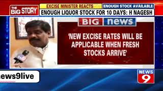 Excise Minister H. Nagesh reacts on alcohol sales in Karnataka