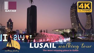 4k walking tour Lusail Qatar