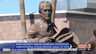 Exclusive: Frank Bogert’s widow defends late husband ahead of controversial statue vote