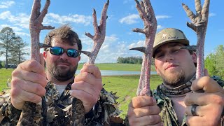 TURKEY SEASON 2023- 2 GOBBLERS OF A LIFETIME! Over 1 1/2 inch spurs!