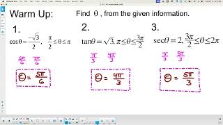 Nov. 12 - 4.2/4.3 Notes Day Seven