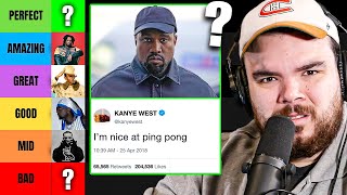 Best & Worst Rapper Tweets Tier List