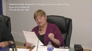 Islamorada Regular Village Council Meeting