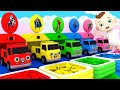 🔴 Wheels on the Bus - Nursery Rhymes & Kids Songs - Toddler Learning Video - Ms Rachel - KiddoTunes