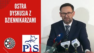 [PiS]: D. Obajtek - OSTRA dyskusja z dziennikarzami