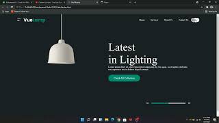 HTML, CSS & JavaScript Dynamic Landing Page
