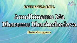 Anudhinamu Ma Bharamu Bhavinche deva #Zioninstrumentalsong #vinnygera #flutecoversong