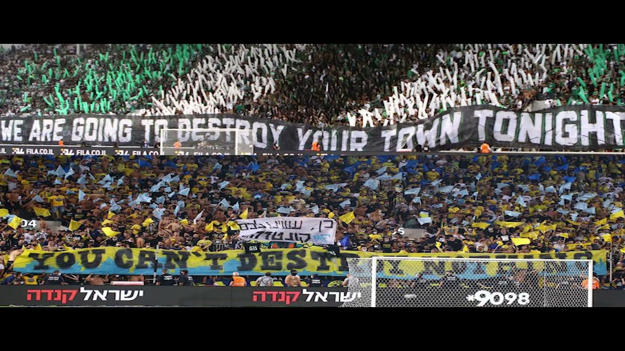 Maccabi Fanatics Vs Ultras Haifa | המדליפים הירוקים - YouTube