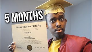 How I got my bachelors degree in 5 months at 22  (no debt)