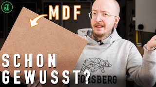 DAS solltest du unbedingt über MDF wissen! | Plattenwerkstoffe einfach erklärt | Jonas Winkler